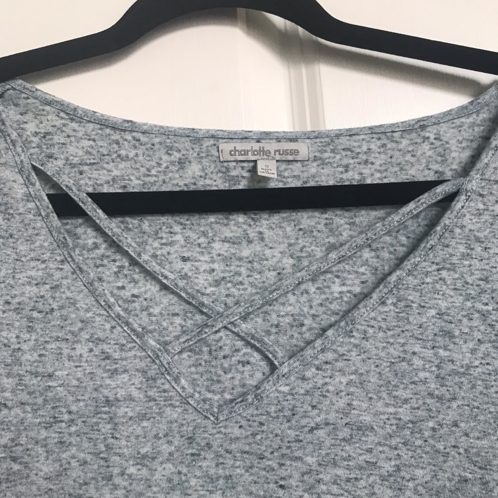 CHAROLETTE RUESSE CAP SLEEVE SHIRT - Picture 2 of 3